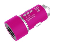 Зарядное устройство WIIIX 2xUSB 2.4A Purple UCC-2-36 (844178)