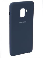 Аксессуар Чехол Innovation для Samsung Galaxy A8 2018 Silicone Blue 11919 (588413)
