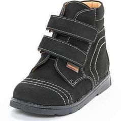 Футмастер (лечебная антивальгусная обувь) Ботинки Сапоги без утепления высокие берцы Галий 02-700-0011 Черный нубук  (4097)