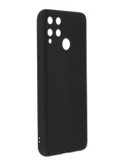 Чехол Brosco для Realme C25 Matte Black RM-C25-COLOURFUL-BLACK (872361)