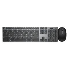 Комплект (клавиатура+мышь) DELL KM717, USB, беспроводной, черный [580-afqf] (486647)