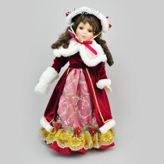 "Варвара", кукла фарфоровая 41см (14718)