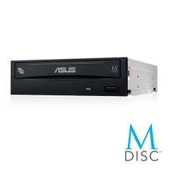 Оптический привод DVD-RW ASUS DRW-24D5MT/BLK/B/AS, внутренний, SATA, черный, OEM (383324)