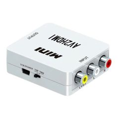 Адаптер аудио-видео Premier 5-985, HDMI (f) - 3хRCA (f) , ver 1.4, белый (1525939)