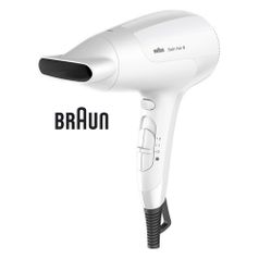 Фен Braun HD 380, 2000Вт, белый и серебристый (334735)