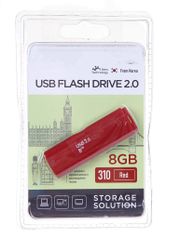 USB Flash Drive 8Gb - OltraMax 310 OM-8GB-310-Red (800472)