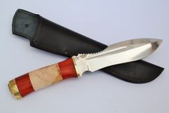 Нож Каратель из стали 95Х18,  рукоять из падук и капа (4203954032)