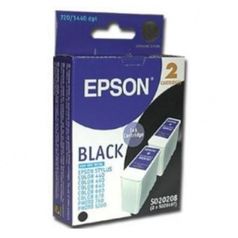 Картридж Epson S020208 (2х20187) BLACK для EPS ST Color440/460/640/660/Photo750/1200 (4428)