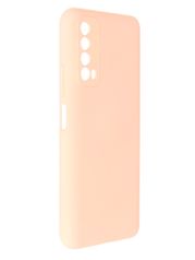 Чехол Pero для Huawei P Smart 2021 Liquid Silicone Light Pink PCLS-0062-PK (854804)