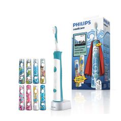 Электрическая зубная щетка PHILIPS Sonicare For Kids HX6311/07 белый (1008950)