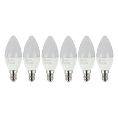 Упаковка ламп LED Эра E14, свеча, 6Вт, 4000К, белый нейтральный, ECO LED B35-6W-840-E14, 5 шт. [б0020619] (1419581)