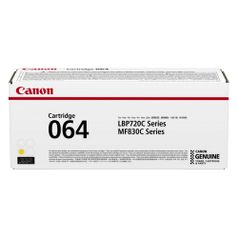 Картридж Canon CRG 064 Y, желтый / 4931C001 (1539718)