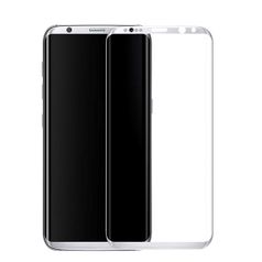 Аксессуар Защитное стекло Krutoff Group 3D для Samsung Galaxy S8 Silver 20211 (408321)