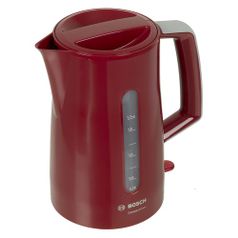 Чайник электрический Bosch TWK3A014, 2400Вт, красный (721648)