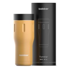 Термокружка BOBBER Tumbler-470, 0.47л, оранжевый/ черный (1436340)