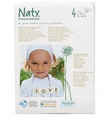 Подгузники Naty размер 4 (7 - 18 кг) в упаковке 27 штук