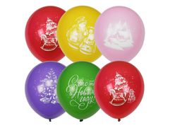Набор воздушных шаров Пати Бум С Новым Годом 30cm 50шт 6058449 (791500)