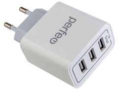 Зарядное устройство Perfeo USBx3 5А White I4647 (860256)