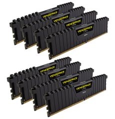 Модуль памяти Corsair Vengeance LPX DDR4 DIMM 2400MHz PC4-19200 CL14 - 64Gb KIT (8x8Gb) CMK64GX4M8A2400C14 (443079)