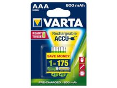 Аккумулятор AAA - Varta Ready2Use 800 mAh (2 штуки) VR AAA800mAh/2BL R2U (740746)