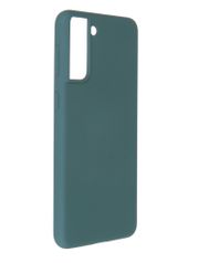 Чехол Pero для Samsung Galaxy S21 Plus Liquid Silicone Dark Green PCLS-0039-NG (854689)