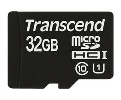 Карта памяти 32Gb - Transcend Ultimate - Micro Secure Digital HC UHS-I Class 10 TS32GUSDHC10U1 (160048)