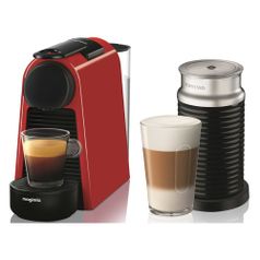 Капсульная кофеварка DELONGHI Nespresso Essenza mini Bundle EN85.RAE, 1260Вт, цвет: красный [0132191664] (1096091)