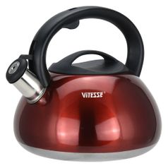 Металлический чайник Vitesse VS-1121, 3л, красный (1410376)