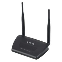 Wi-Fi роутер ZYXEL NBG-418N v2, черный [nbg-418nv2-eu0101f] (1021682)