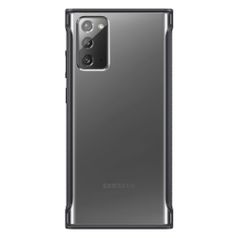Чехол (клип-кейс) Samsung Clear Protective Cover, для Samsung Galaxy Note 20, черный [ef-gn980cbegru] (1402961)