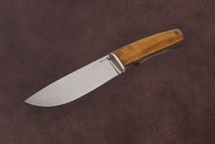Нож из стали Vg-10 «Егерь », рукоять: мельхиор,стаб береза (9197)