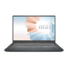 Ноутбук MSI Modern 15 A11SBU-479XRU, 15.6", IPS, Intel Core i5 1135G7 2.4ГГц, 8ГБ, 512ГБ SSD, NVIDIA GeForce MX450 - 2048 Мб, Free DOS, 9S7-155266-479, серый (1467820)
