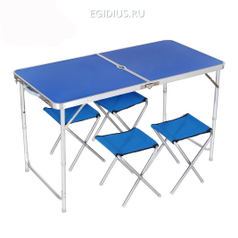 Набор мебели стол+4 стула 120x60x70/55 см (20101)