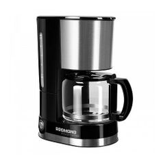 Кофеварка REDMOND RCM-M1507, капельная, черный / серебристый (1080509)