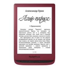 Электронная книга PocketBook 628, 6", красный (1406131)