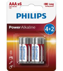 Батарейка AAA Philips LR03P6BP/10 (6 штук) (492872)