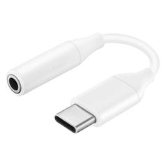 Переходник Samsung EE-UC10JUWRGRU, USB Type-C (m) - Jack 3.5 (f), белый (1160619)