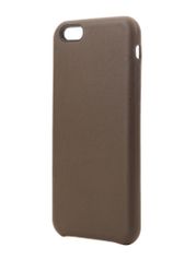 Аксессуар Чехол Krutoff для APPLE iPhone 6 / 6S Leather Case Dark Brown 10756 (362335)