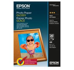 Фотобумага Epson C13S042538 Глянцевая 200g/m2 A4 20 листов (246236)