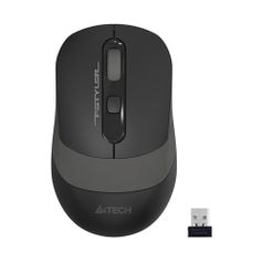 Мышь A4TECH Fstyler FG10, оптическая, беспроводная, USB, черный и серый [fg10 grey] (1147564)