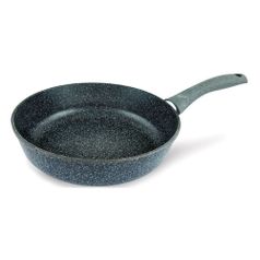 Сковорода Нева металл посуда Байкал 2524, 24см, без крышки, темно-серый (1398824)