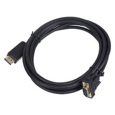 Кабель 1.1v, DisplayPort (m) - VGA (m), GOLD , 3м, черный (1147348)