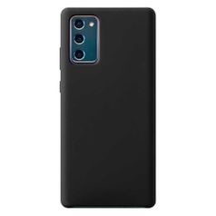 Чехол (клип-кейс) Deppa Liquid Silicone, для Samsung Galaxy Note 20, черный [87734] (1490233)