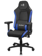 Компьютерное кресло AeroCool Crown Leatherette Black Blue (878429)