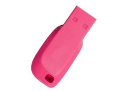 USB Flash Drive 16Gb - SanDisk Cruzer Blade Electric Pink SDCZ50C-016G-B35PE (660197)