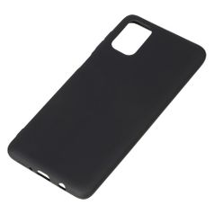 Чехол (клип-кейс) BORASCO Silicone case, для Samsung Galaxy M51, черный (матовый) [39336] (1428483)