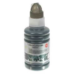 Чернила Cactus CS-I-CLI521BK, для Canon, 100мл, черный (845577)