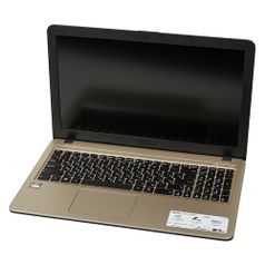 Ноутбук ASUS VivoBook X540YA-DM660D, 15.6", AMD E1 6010 1.35ГГц, 4Гб, 1000Гб, AMD Radeon R2, Free DOS, 90NB0CN1-M10350, черный/коричневый (1102666)