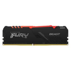 Модуль памяти Kingston Fury Beast RGB KF430C15BBA/8 DDR4 - 8ГБ 3000, DIMM, Ret (1561148)