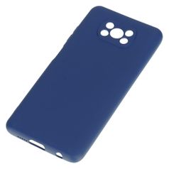 Чехол (клип-кейс) DF poOriginal-02, для Xiaomi Poco X3/X3 Pro, синий [df pooriginal-02 (blue)] (1436995)
